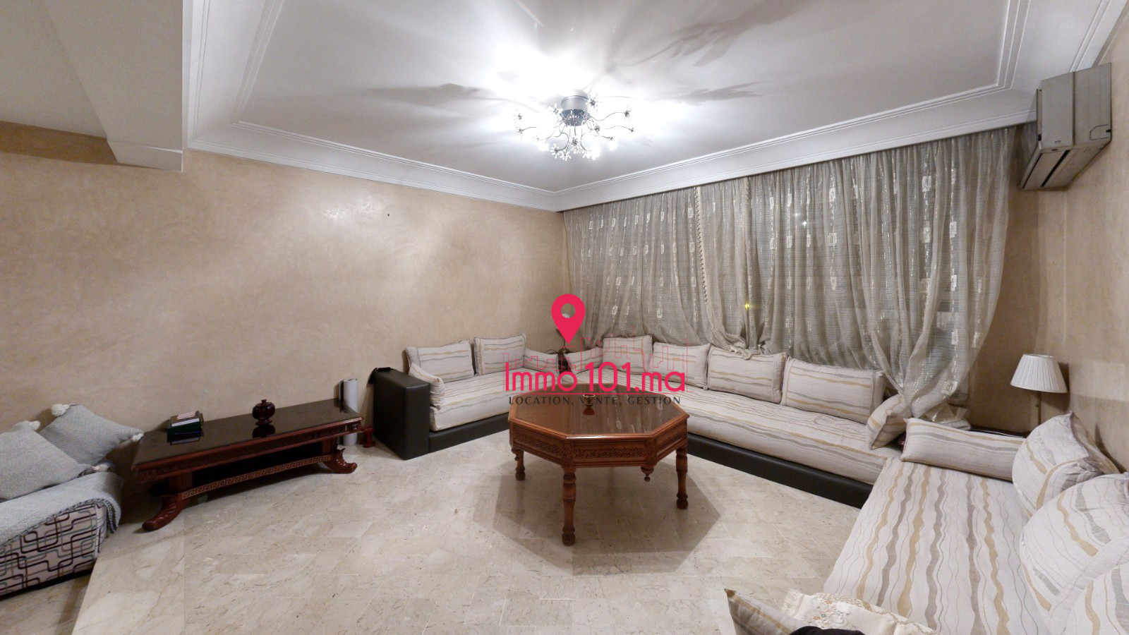 Location appartement vide à Casablanca ZLLAV2435